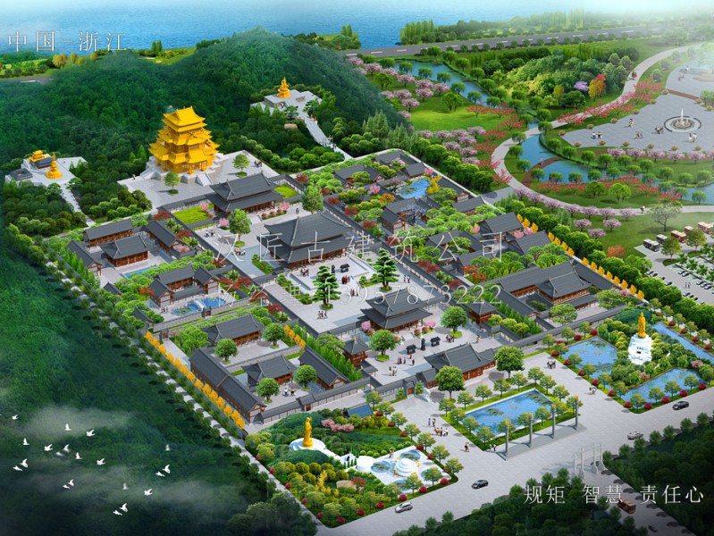 阿育王寺下院——萬(wàn)嵩禪寺設(shè)計(jì)施工